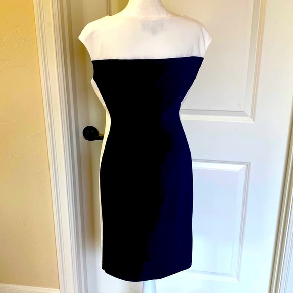 Lauren Ralph Lauren Midi Dress Women’s 10 office Career old money quiet luxury - Picture 3 of 6